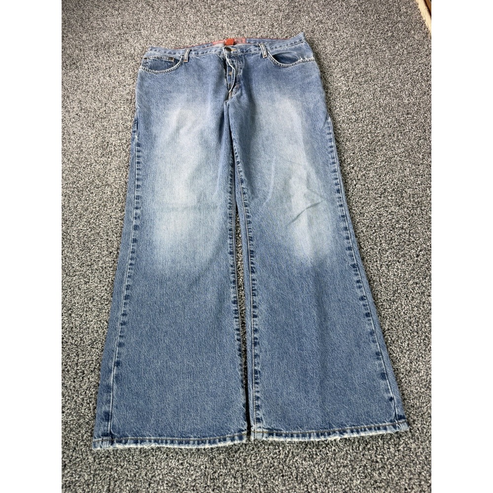 Vintage Y2K Mossimo Wide Leg Jeans Men's Size 38X32 Blue Baggy